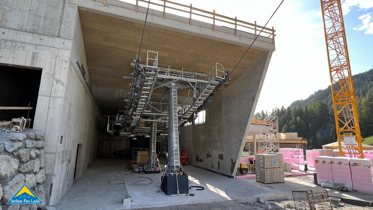 Die Talstation der neuen Komperdellbahn in Serfaus-Fiss-Ladis in Tirol Österreich | © Seilbahn Komperdell GmbH