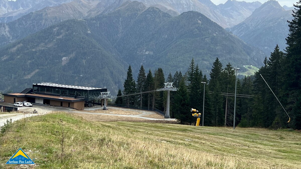Die Zwischenstation der neuen Komperdellbahn in Serfaus-Fiss-Ladis in Tirol Österreich | © Seilbahn Komperdell GmbH