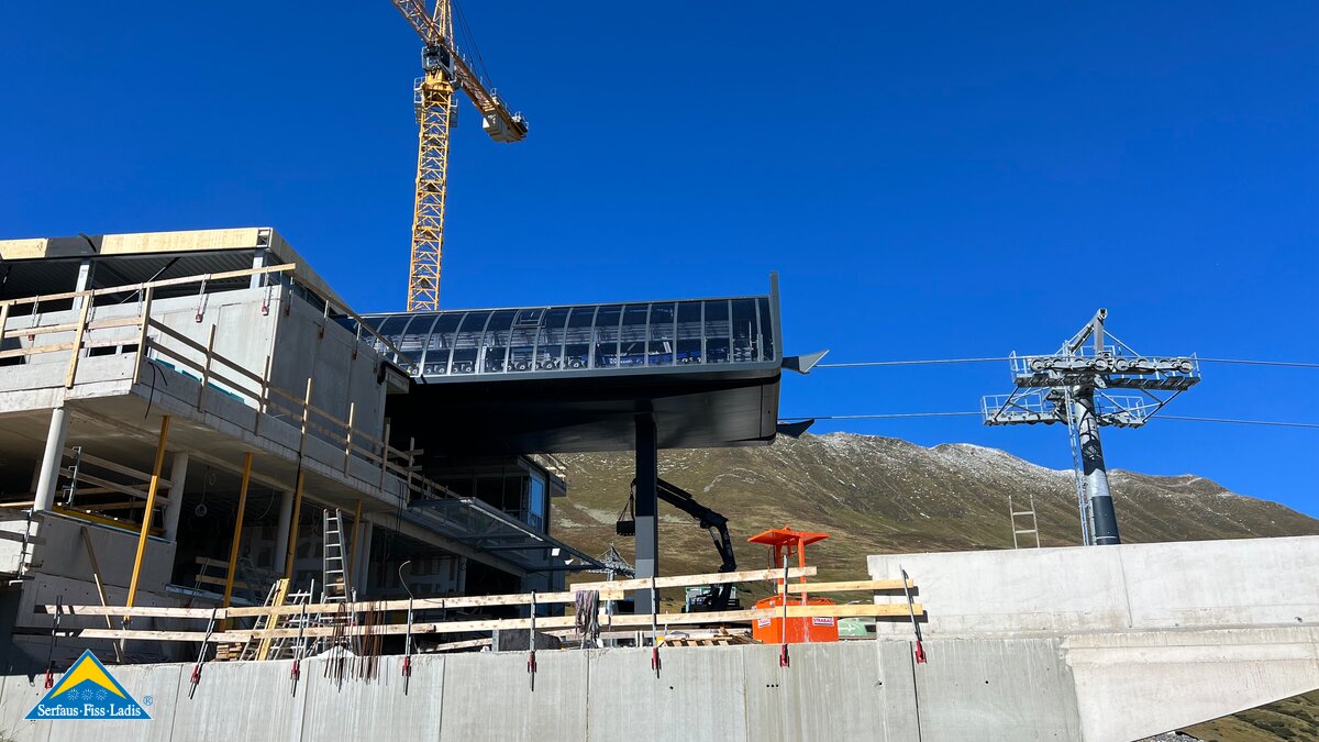Die Bergstation der neuen Komperdellbahn in Serfaus-Fiss-Ladis in Tirol Österreich | © Seilbahn Komperdell GmbH
