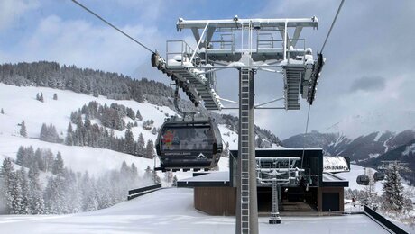 Die neue Komperdellbahn in Serfaus-Fiss-Ladis Tirol startet am 8. Dezember 2023 ihren Betrieb | © Seilbahn Komperdell GmbH