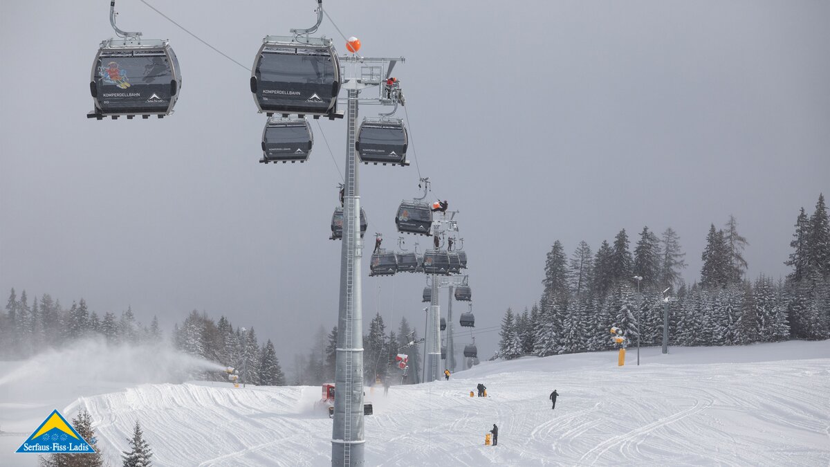 Bergeübung an der Komperdellbahn in Serfaus-Fiss-Ladis in Tirol Österreich | © Serfaus-Fiss-Ladis Marketing GmbH | Andreas Kirschner