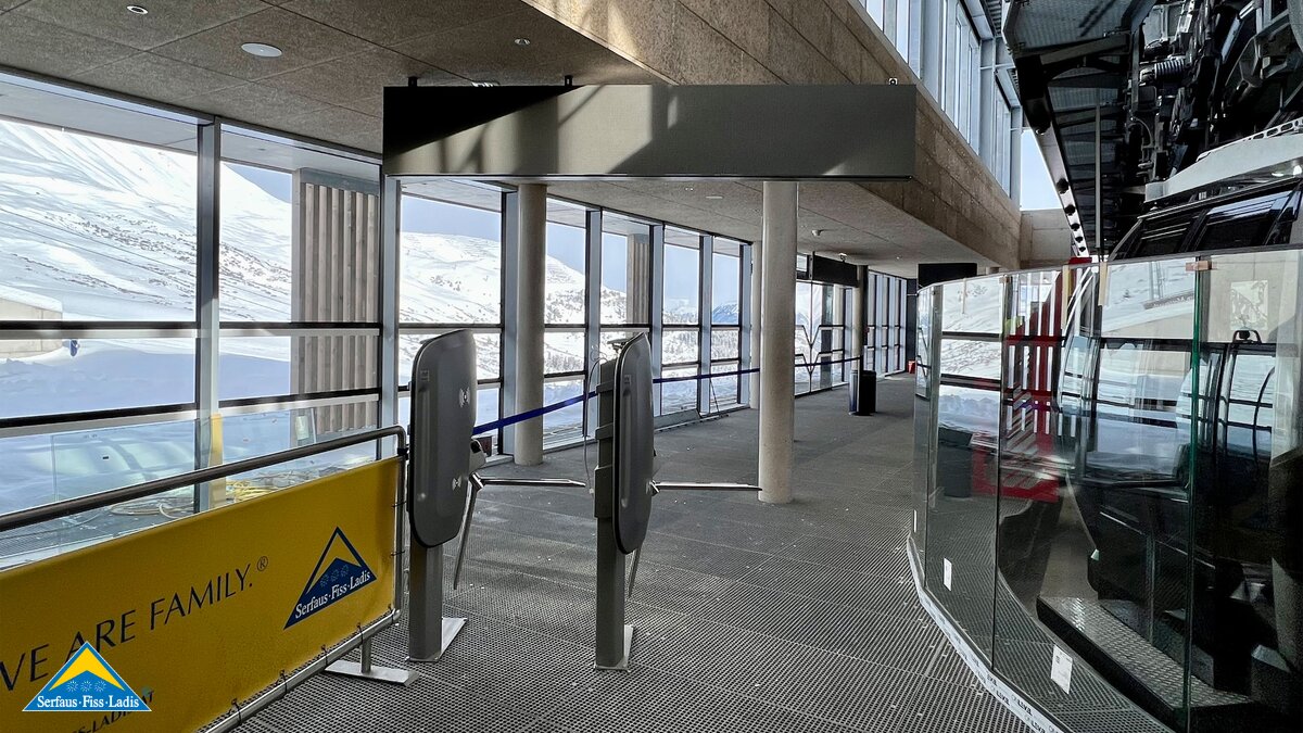 Der neue Einstiegsbereich an der Bergstation Komperdellbahn in Serfaus Tirol Österreich | © Seilbahn Komperdell GmbH
