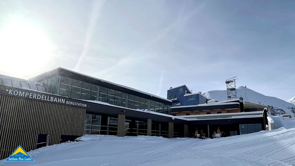 Die Bergstation der neuen 10 EUB Komperdellbahn in Serfaus Tirol Österreich | © Seilbahn Komperdell GmbH