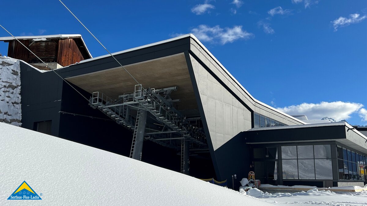 Talstation der neuen Komperdellbahn in Serfaus | © Seilbahn Komperdell GmbH