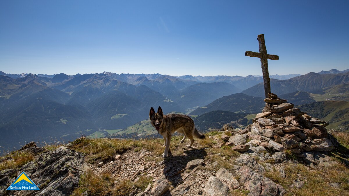 Das Frommes Gipfelkreuz in Serfaus Fiss Ladis | © Andreas Kirschner