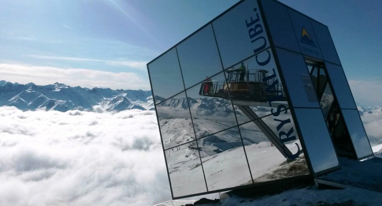 Der Crystal Cube in Serfaus Fiss Ladis | © Fisser Bergbahnen GmbH