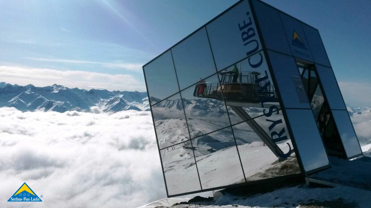 Der Crystal Cube in Serfaus Fiss Ladis | © Fisser Bergbahnen GmbH