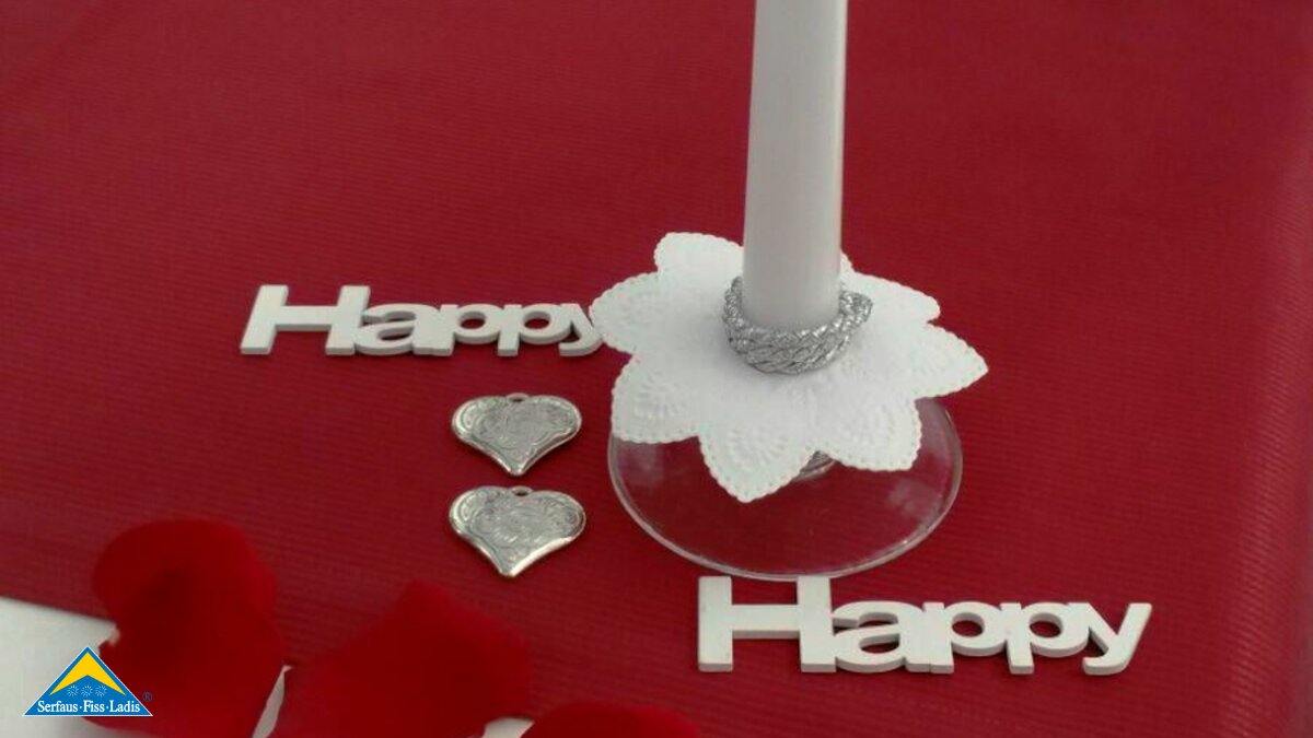 Liebevolle Deko für den schönsten Tag im Jahr | © Fisser Bergbahnen GmbH