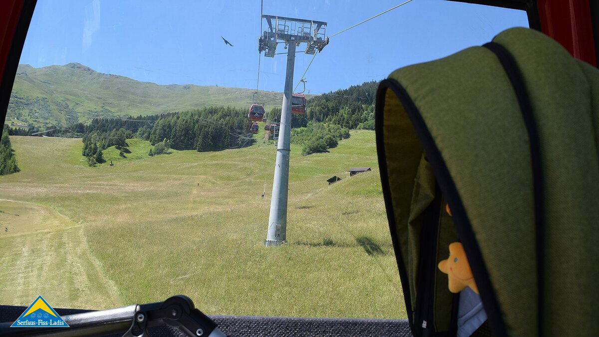 Auffahrt mit der Schönjochbahn in Fiss | © Serfaus Fiss Ladis