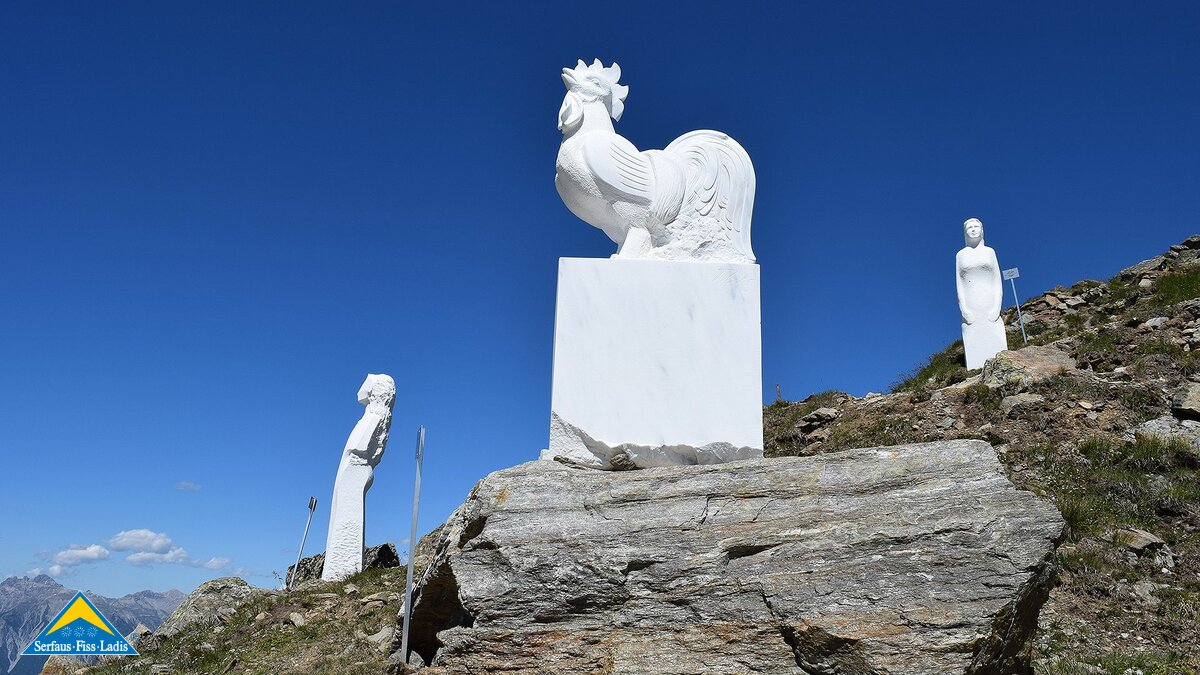 Tolle Objekte wurden von den Künstlern gefertigt | © Serfaus Fiss Ladis