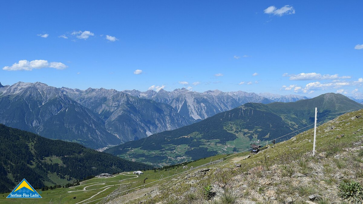 Tolle Fernsicht in Serfaus-Fiss-Ladis | © Serfaus Fiss Ladis