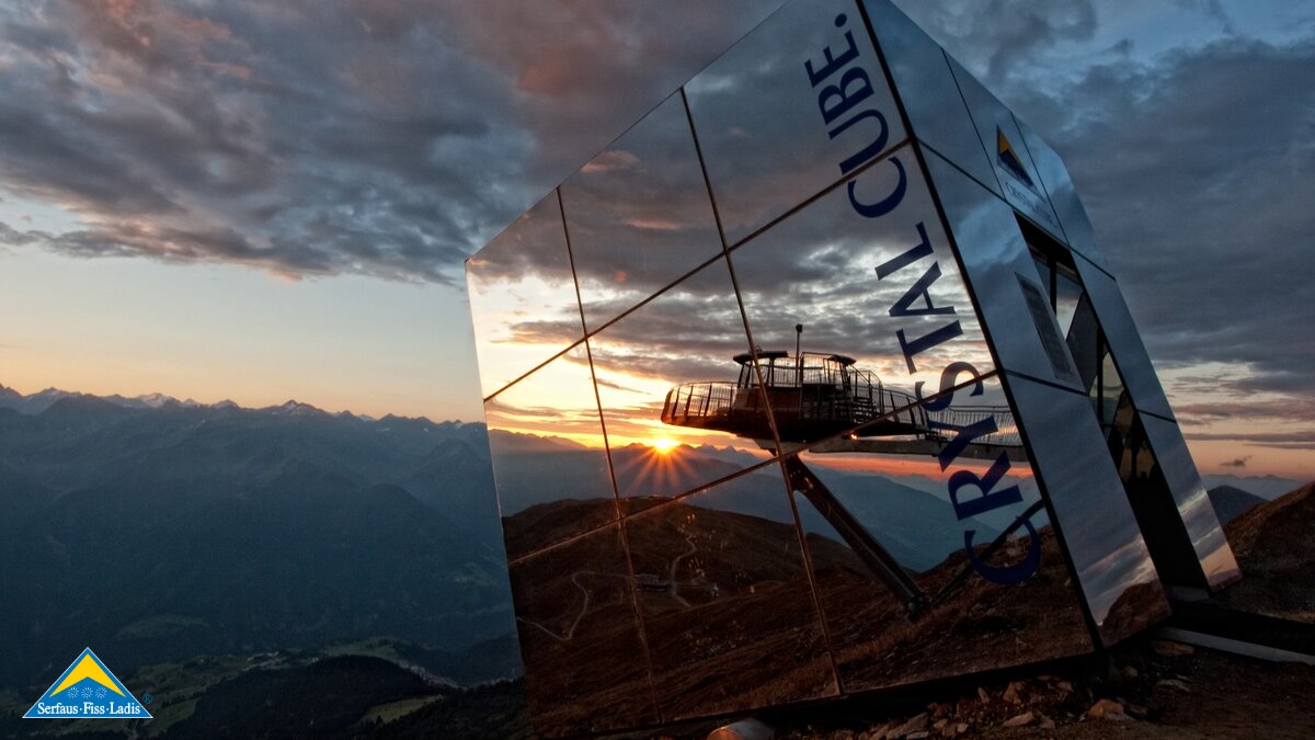 Der Crystal Cube in Serfaus Fiss Ladis in Tirol | © Serfaus Fiss Ladis