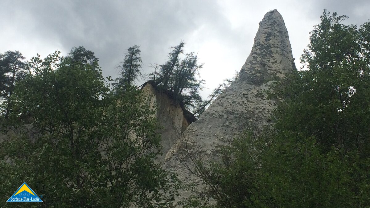 Die Erdpyramiden in Serfaus Fiss Ladis in Tirol | © Serfaus Fiss Ladis