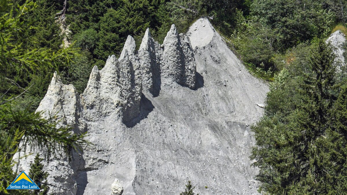 Die Erdpyramiden in Serfaus Fiss Ladis in Tirol | © Andreas Kirschner