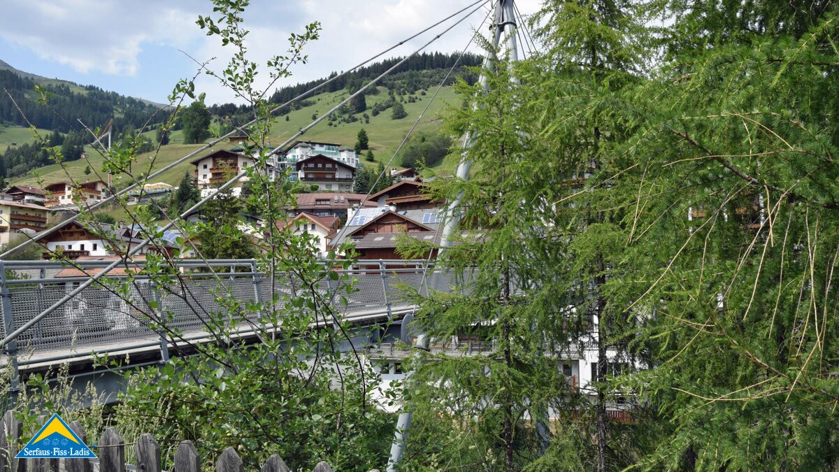 Die Zeno-Brücke in Serfaus Fiss Ladis in Tirol | © Serfaus Fiss Ladis