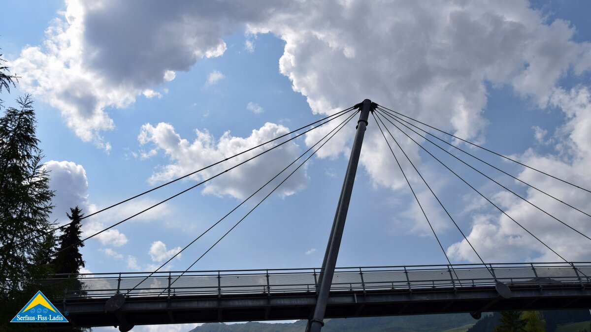 Die Zeno-Brücke in Serfaus Fiss Ladis in Tirol | © Serfaus Fiss Ladis