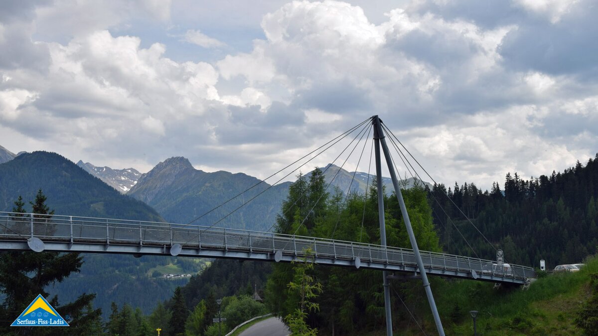Die Zeno-Brücke in Serfaus Fiss Ladis in Tirol | © Serfaus Fiss Ladis