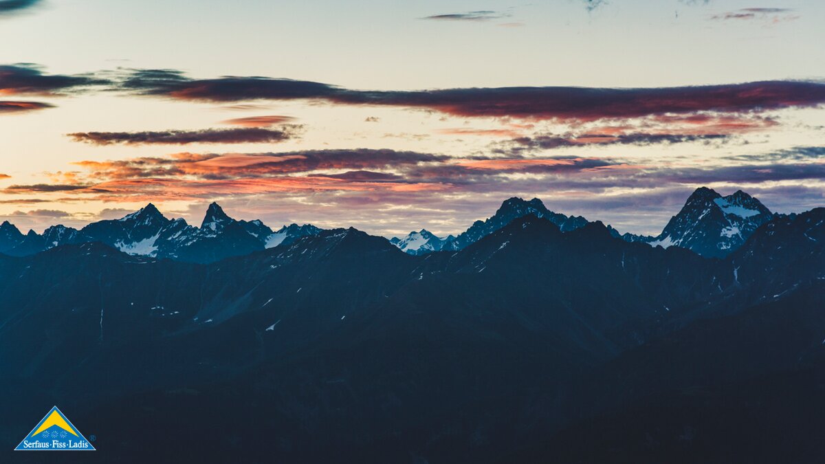 Schönes Bergpanorama in Serfaus Fiss Ladis in Tirol | © Socialweb
