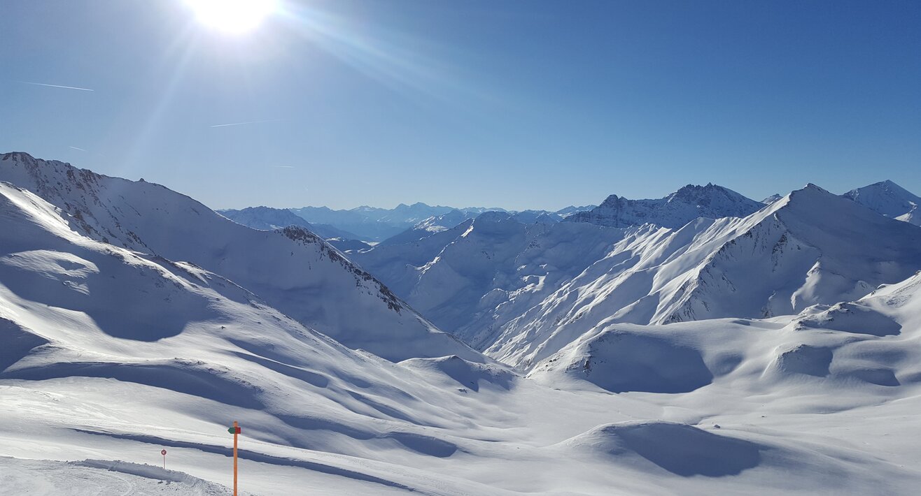 Die Mindersabfahrt befindet sich im Skigebiet Serfaus-Fiss-Ladis in Tirol Österreich | © Serfaus-Fiss-Ladis