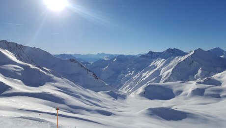 Die Mindersabfahrt befindet sich im Skigebiet Serfaus-Fiss-Ladis in Tirol Österreich | © Serfaus-Fiss-Ladis
