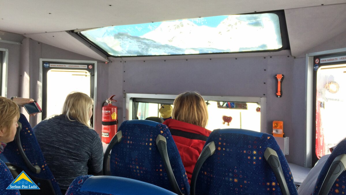 Der Masner Express in Serfaus-Fiss-Ladis von innen | © Serfaus-Fiss-Ladis