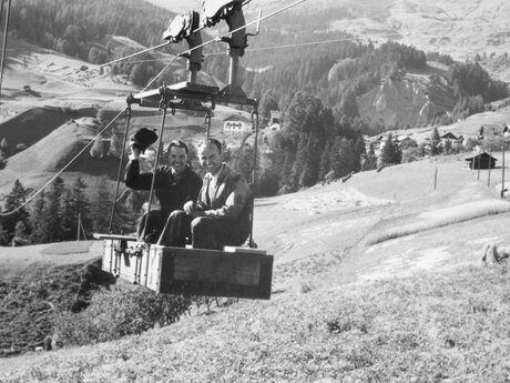 Die Materialseilbahn im Sommer in Serfaus in Tirol | © Serfaus-Fiss-Ladis
