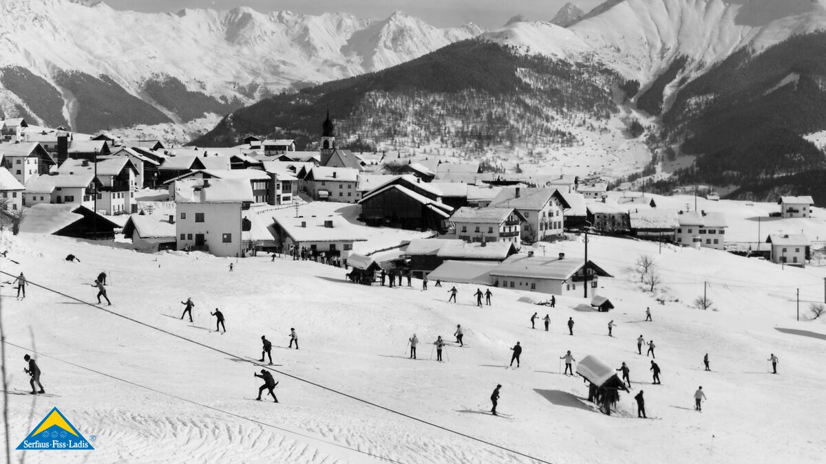 Das Übungsgelände Unterseneswiesen in Fiss in Tirol | © Gemeindearchiv Fiss
