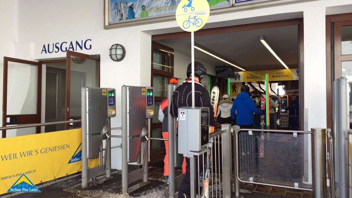 Eigene Zugänge für Eltern mit Kinderwagen in Serfaus-Fiss-Ladis in Tirol Österreich | © Serfaus-Fiss-Ladis