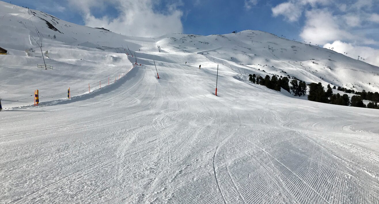 Die Plazörabfahrt befindet sich im Skigebiet Serfaus-Fiss-Ladis in Tirol Österreich | © Serfaus-Fiss-Ladis