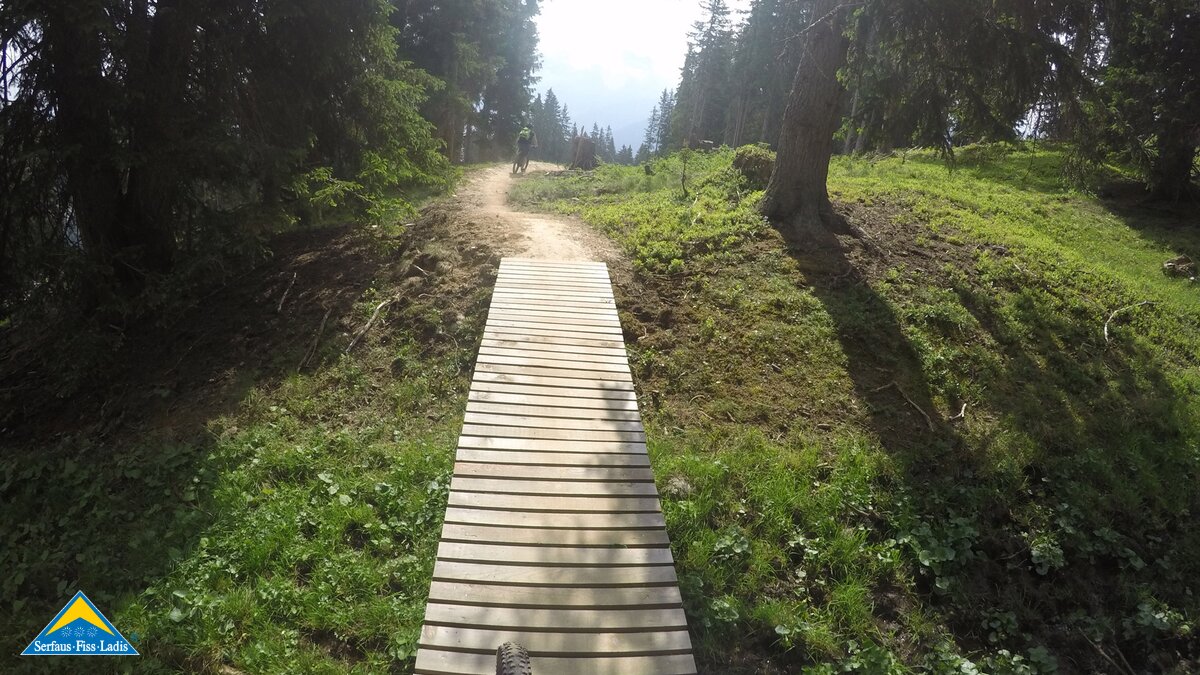 Der Alpkopftrail ist ein Singletrail in Serfaus-Fiss-Ladis in Tirol | © Serfaus-Fiss-Ladis