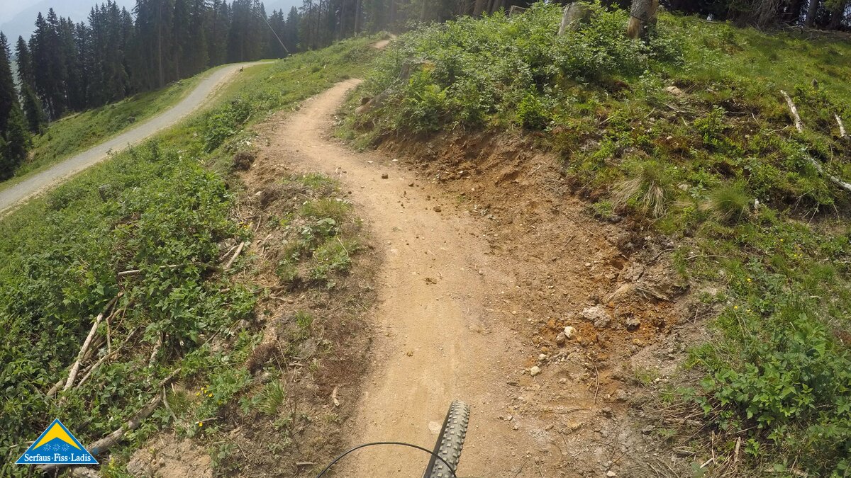 Der Alpkopftrail ist ein Singletrail in Serfaus-Fiss-Ladis in Tirol | © Serfaus-Fiss-Ladis