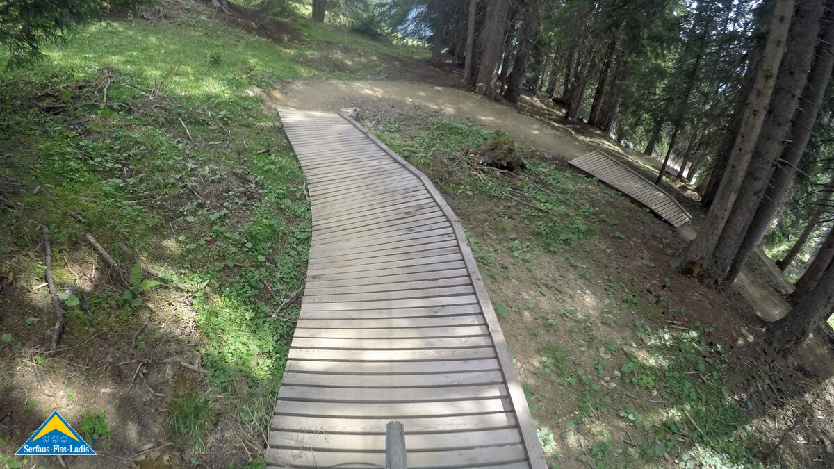 Der Alpkopftrail ist ein Singletrail in Serfaus-Fiss-Ladis in Tirol | © Serfaus-Fiss-Ladis