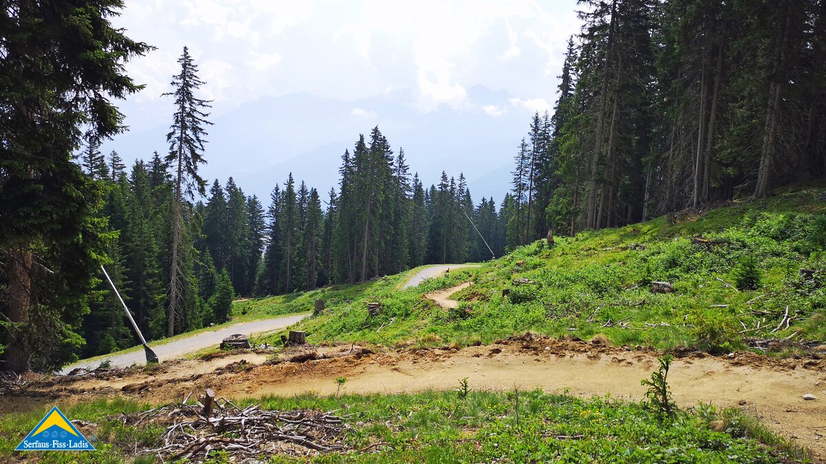 Der Alpkopftrail ist ein Singletrail in Serfaus-Fiss-Ladis in Tirol | © Serfaus-Fiss-Ladis