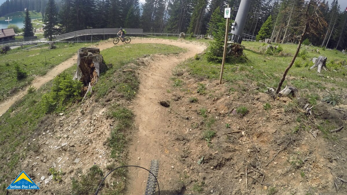 Der Alpkopftrail ist ein Singletrail in Serfaus-Fiss-Ladis in Tirol | © Serfaus-Fiss-Ladis