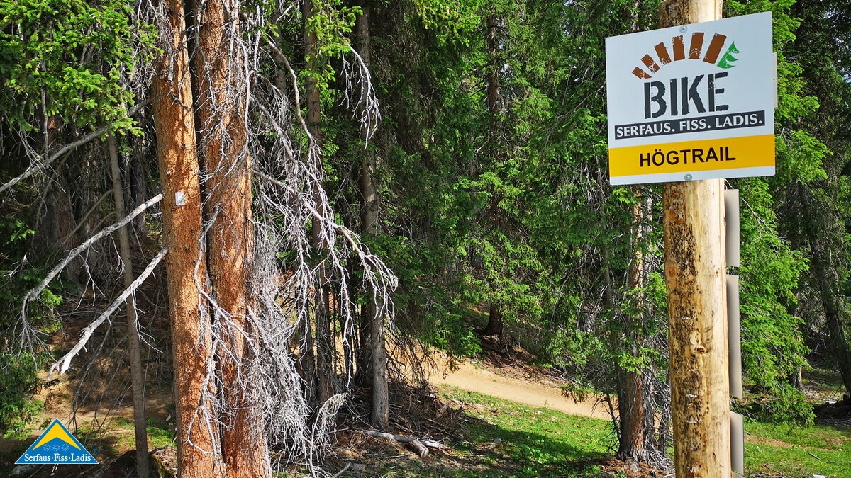 Der Högtrail ist ein Singletrail in Serfaus-Fiss-Ladis in Tirol | © Serfaus-Fiss-Ladis