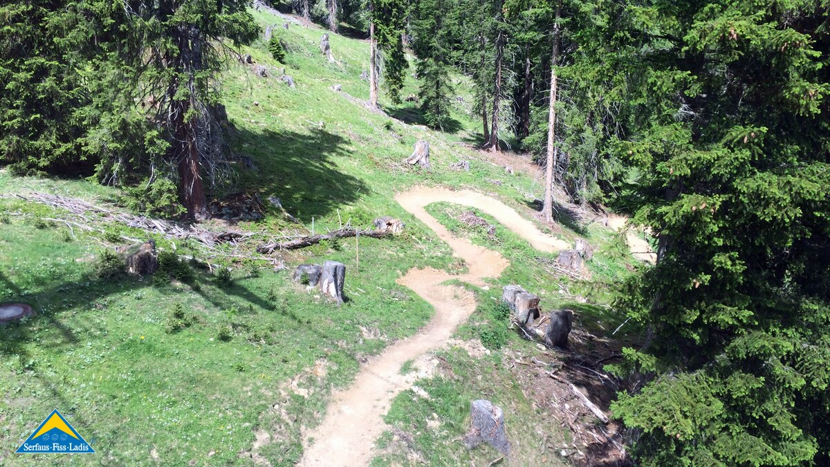Der Högtrail ist ein Singletrail in Serfaus-Fiss-Ladis in Tirol | © Serfaus-Fiss-Ladis