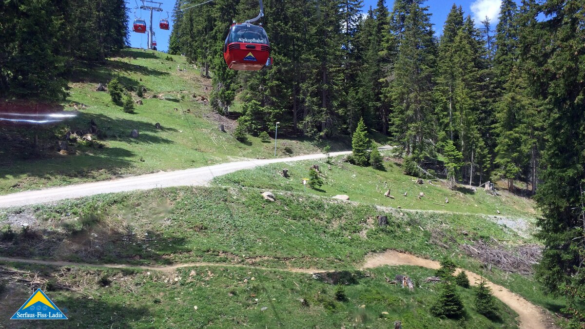 Der Högtrail ist ein Singletrail in Serfaus-Fiss-Ladis in Tirol | © Serfaus-Fiss-Ladis