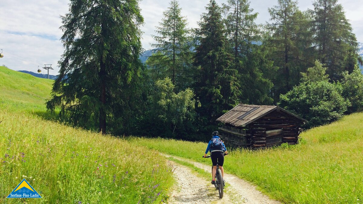 Die Gample Tour ist eine Biketour in Serfaus-Fiss-Ladis in Tirol für die ganze Familie | © Serfaus-Fiss-Ladis