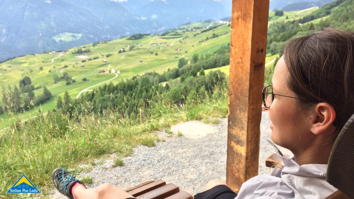 Eine der zahlreichen Wohlfühlstationen in Serfaus-Fiss-Ladis in Tirol | © Serfaus-Fiss-Ladis