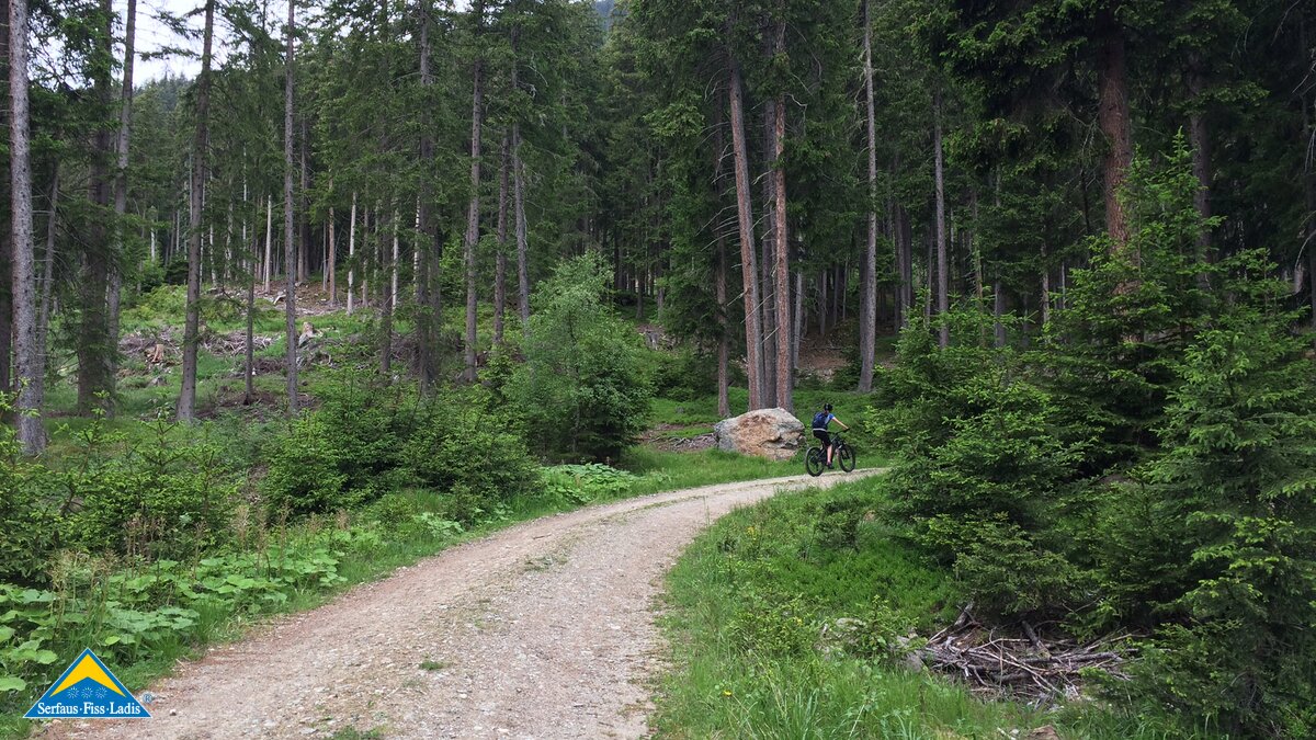 Die Gample Tour ist eine Biketour in Serfaus-Fiss-Ladis in Tirol für die ganze Familie | © Serfaus-Fiss-Ladis