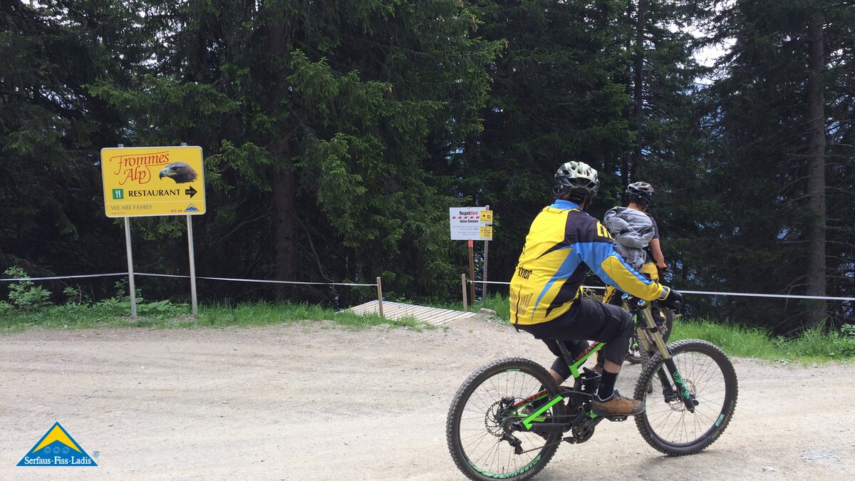 Die Gample Tour ist eine Biketour in Serfaus-Fiss-Ladis in Tirol für die ganze Familie | © Serfaus-Fiss-Ladis