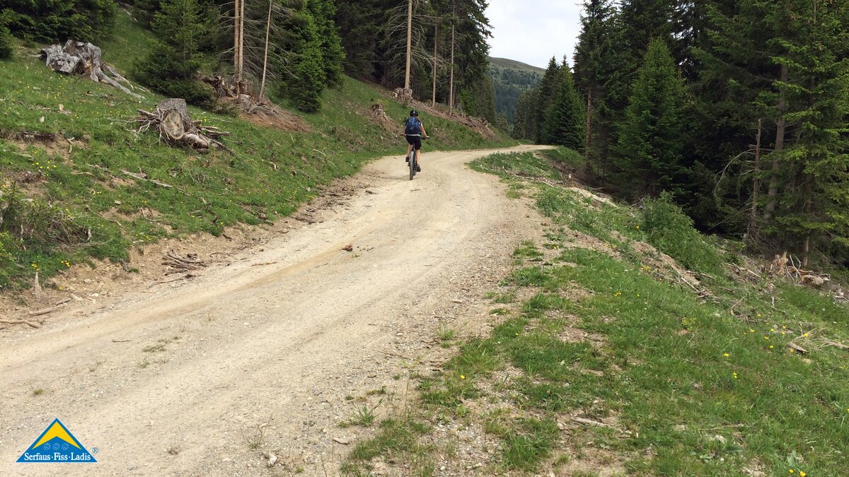 Die Gample Tour ist eine Biketour in Serfaus-Fiss-Ladis in Tirol für die ganze Familie | © Serfaus-Fiss-Ladis