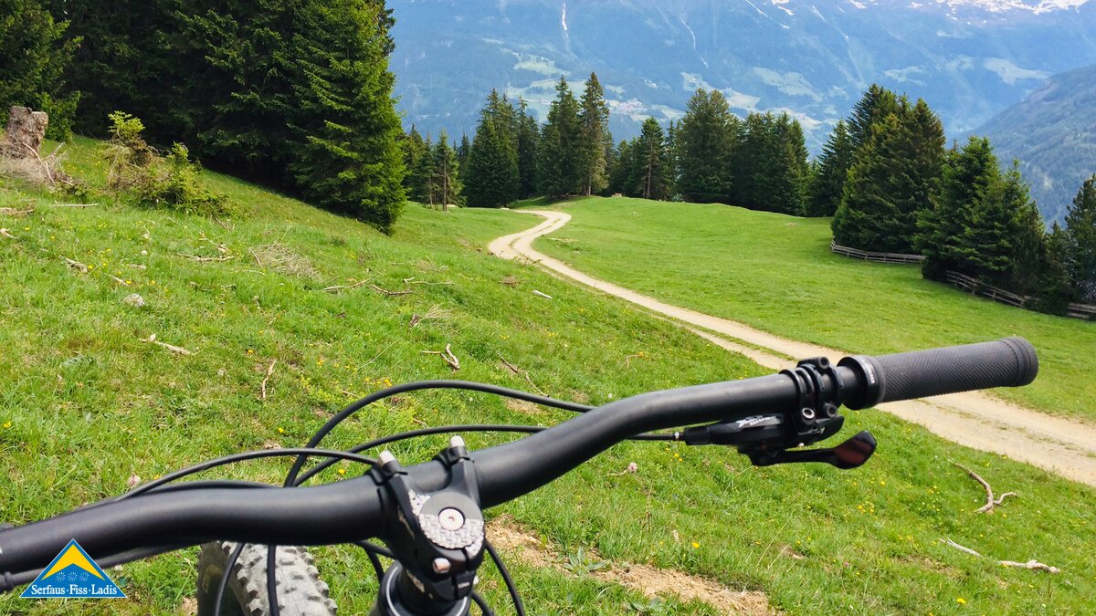 Die Gample Tour ist eine Biketour in Serfaus-Fiss-Ladis in Tirol für die ganze Familie | © Serfaus-Fiss-Ladis