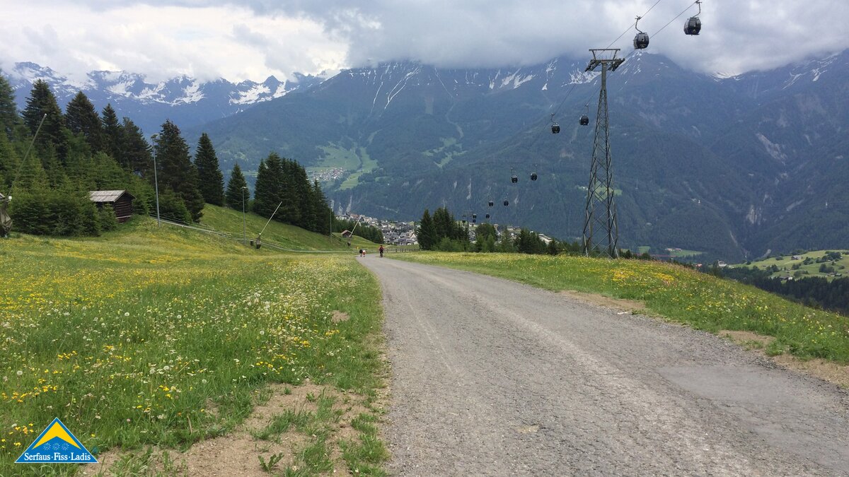 Die Gample Tour ist eine Biketour in Serfaus-Fiss-Ladis in Tirol für die ganze Familie | © Serfaus-Fiss-Ladis