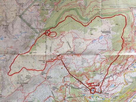 Die Hike & Bike Route in Serfaus-Fiss-Ladis in Tirol | © Serfaus-Fiss-Ladis