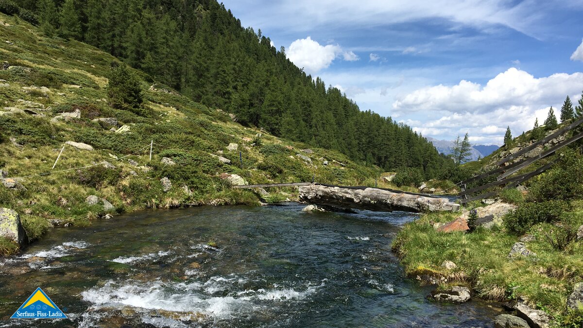 Der Urgbach im Urgtal in Serfaus-Fiss-Ladis in Tirol | © Serfaus-Fiss-Ladis