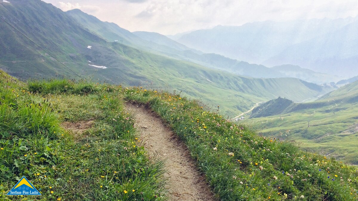 Der Murmeltiersteig ist ein Wandersteig in Serfaus Fiss Ladis in Tirol | © Serfaus-Fiss-Ladis