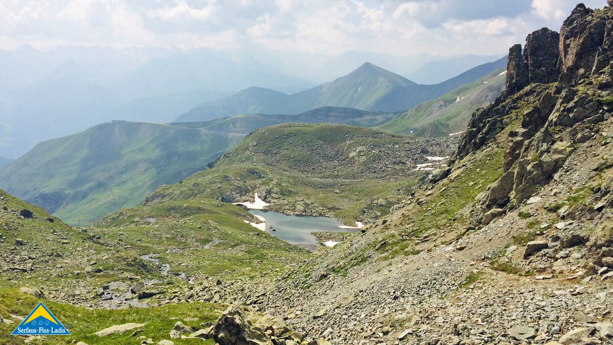 Blick auf den schönen Furglersee in Serfaus Fiss Ladis in Tirol | © Serfaus-Fiss-Ladis