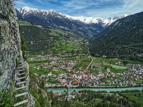 Klettersteig Via Claudia Augusta in Serfaus-Fiss-Ladis in Tirol | © Serfaus-Fiss-Ladis