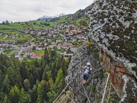Klettersteig Laudecksteig in Serfaus-Fiss-Ladis in Tirol | © Serfaus-Fiss-Ladis